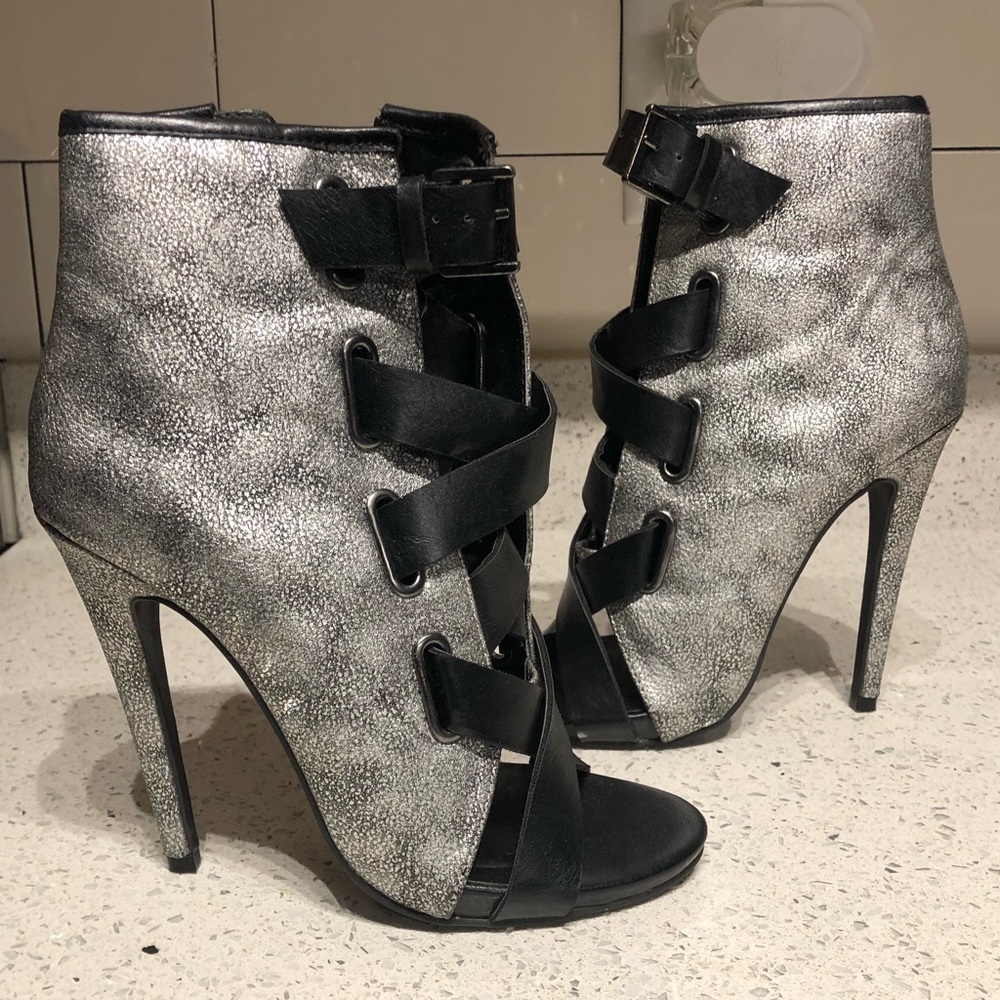 Open toe Ankle booties